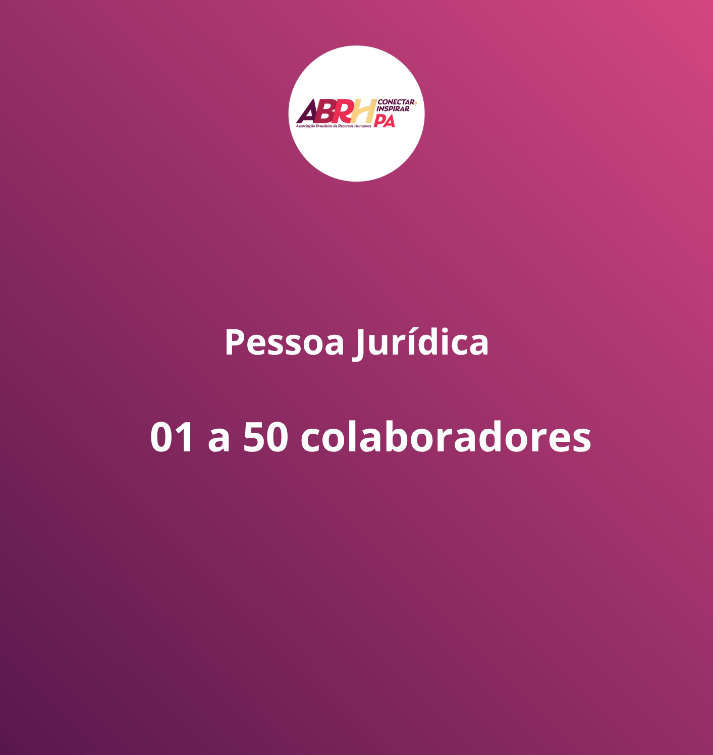 Pessoa Jurídica 01 a 50 colaboradores